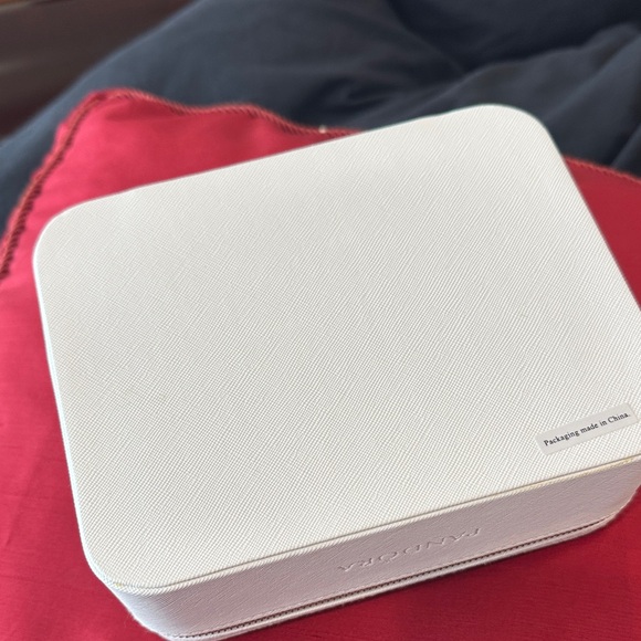 Pandora Textured Cream/White Jewelry Case - Picture 5 of 5